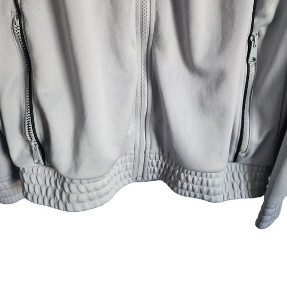 Vintage Air Jordan Jumpman Gray Full Zip Track Jacket Mens Small Flight‎ Y2K - Picture 3 of 4